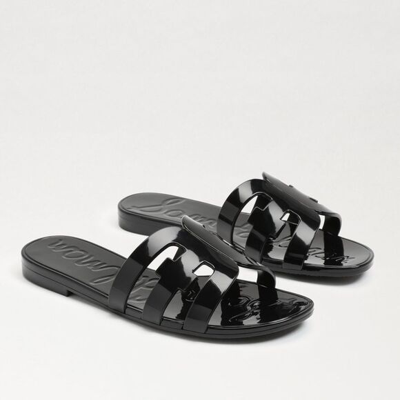 Sam Edelman Bay Jelly Slide Sandal | black | size 8 - Picture 1 of 5